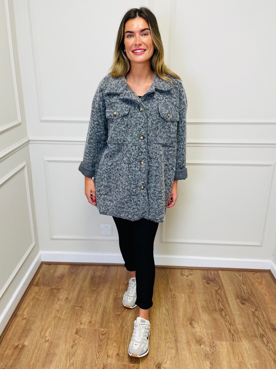 "ABBY" Teddy Shacket-Grey