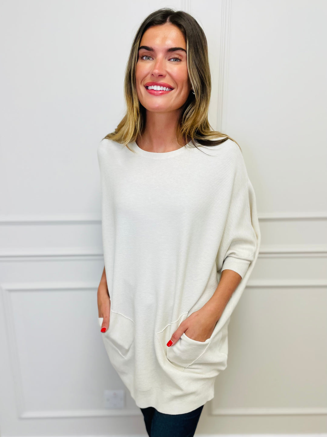 "MOLLY" Super Soft Jumper-Cream