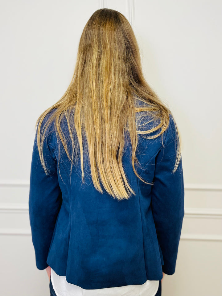 "CROSBY" Short Jacket-Navy