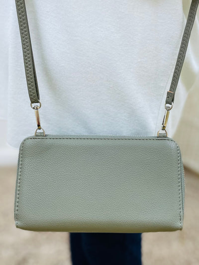 "POOCHI" Phone Pouch-Sage Green