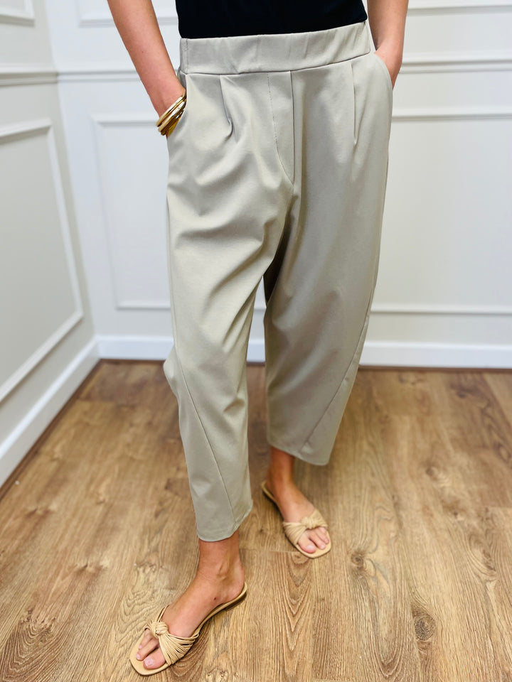 "LISA" Scuba Trousers-Mocha