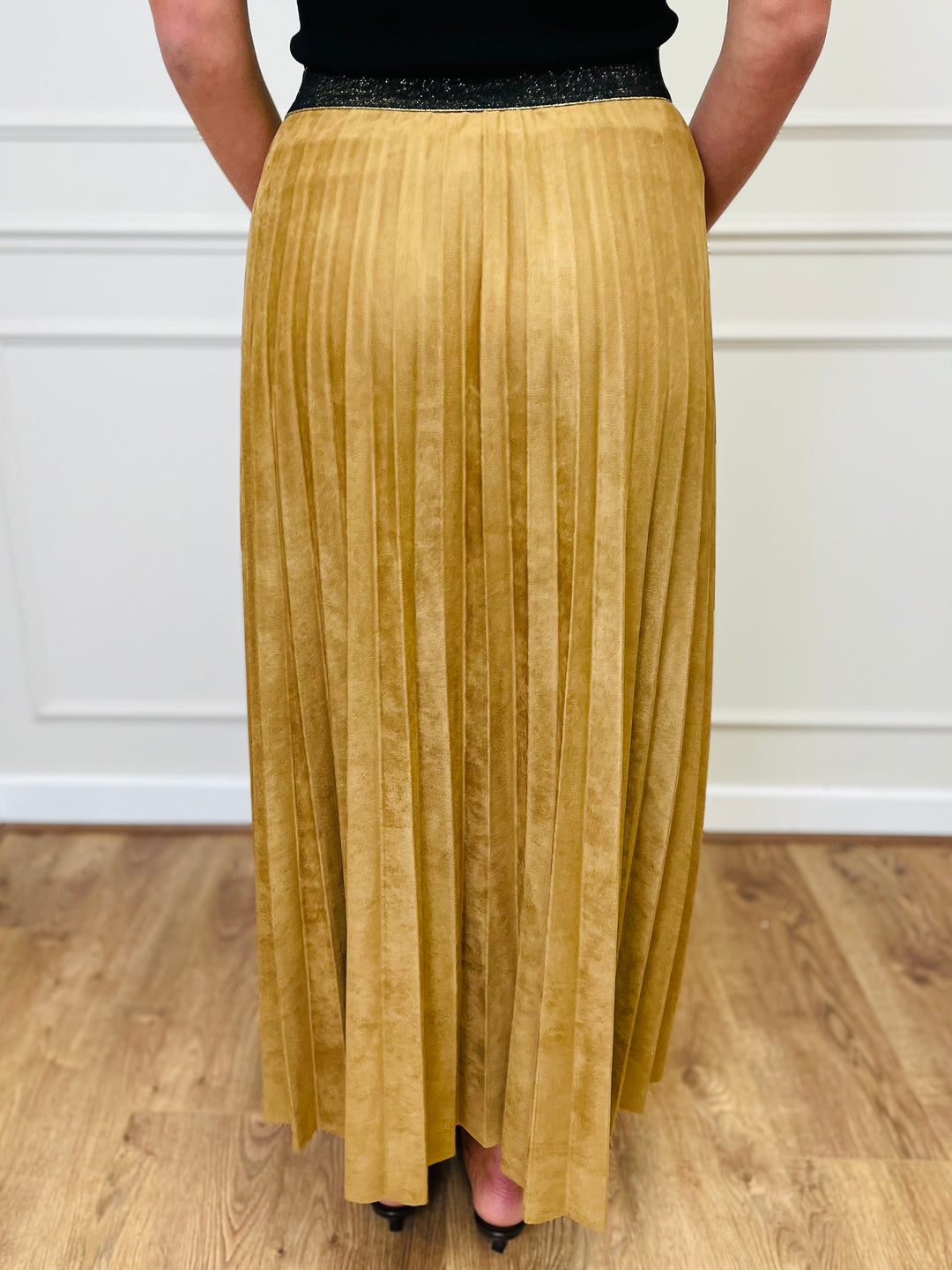 "ANNA" Maxi Skirt-Camel