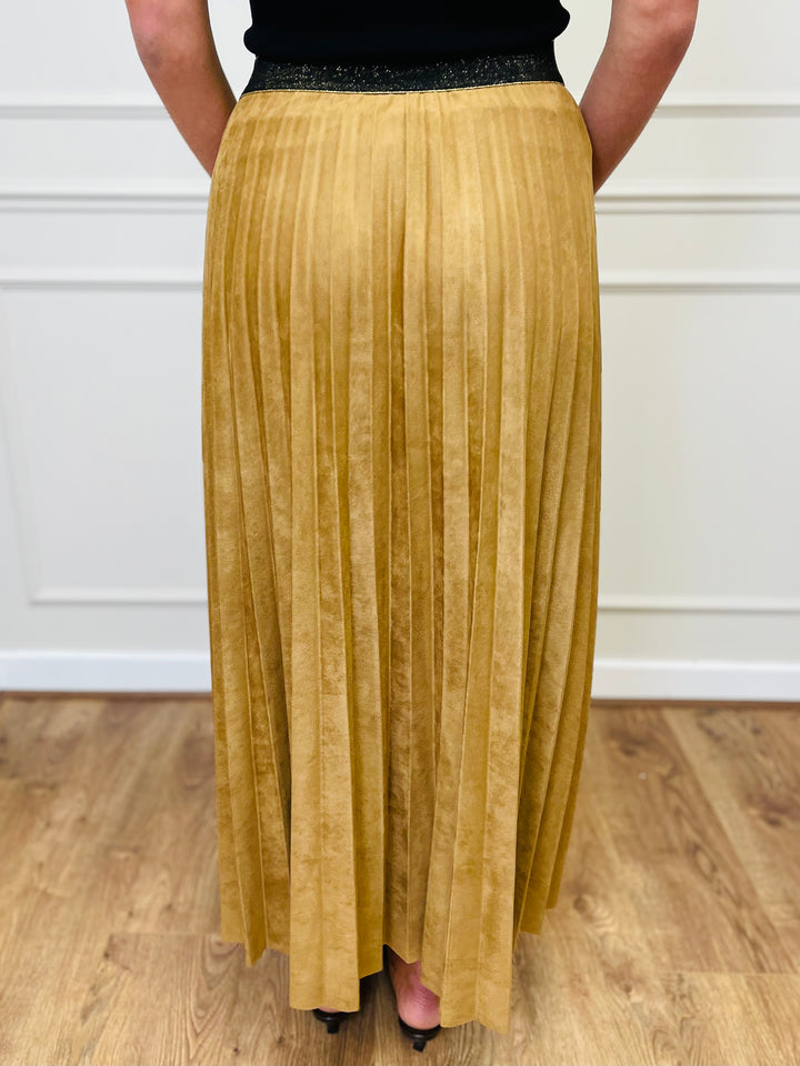 "ANNA" Maxi Skirt-Camel