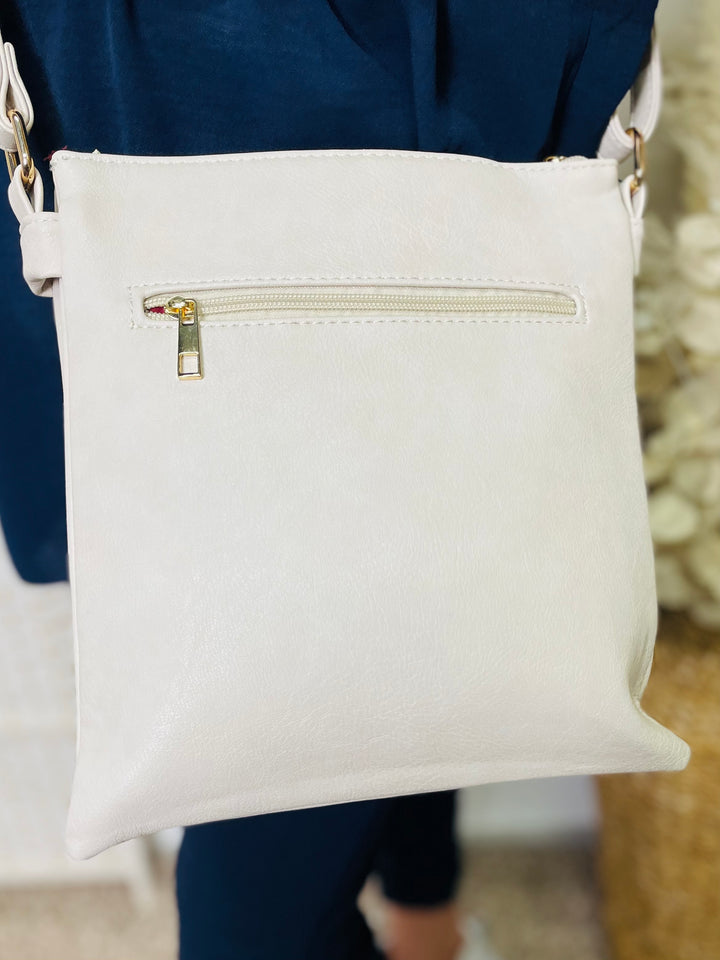 No.4 Crossbody Handbag-Cream