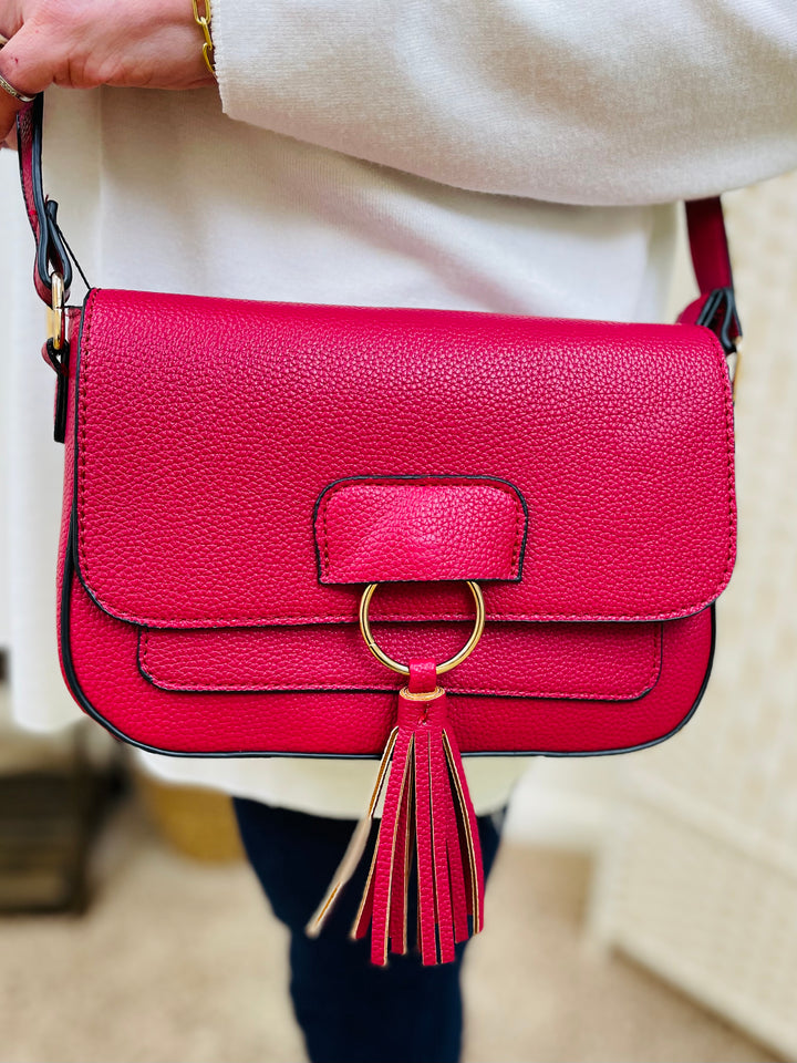 Crossbody Handbag-Red