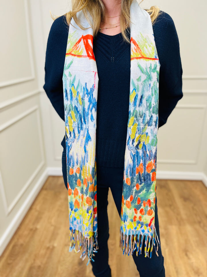 No.122 Art Inspired Scarf-Multicolour
