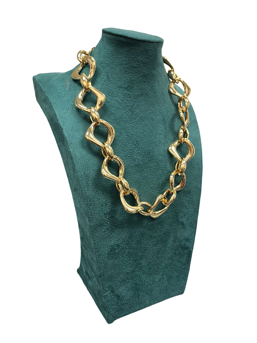 Gold Short Statement Necklace