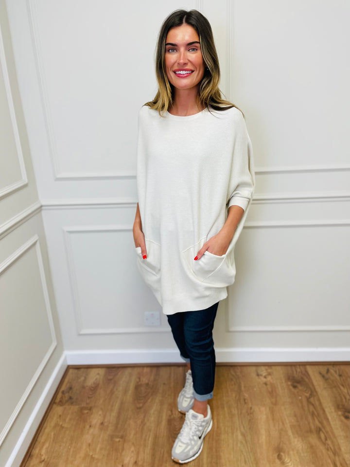 "MOLLY" Super Soft Jumper-Cream