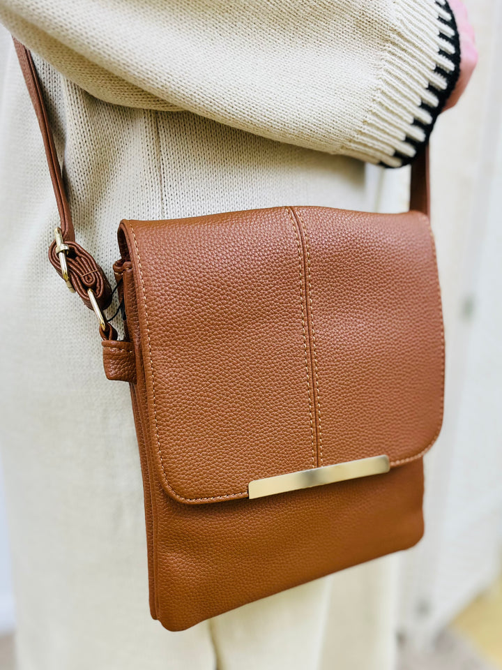 Small Crossbody Handbag-Tan