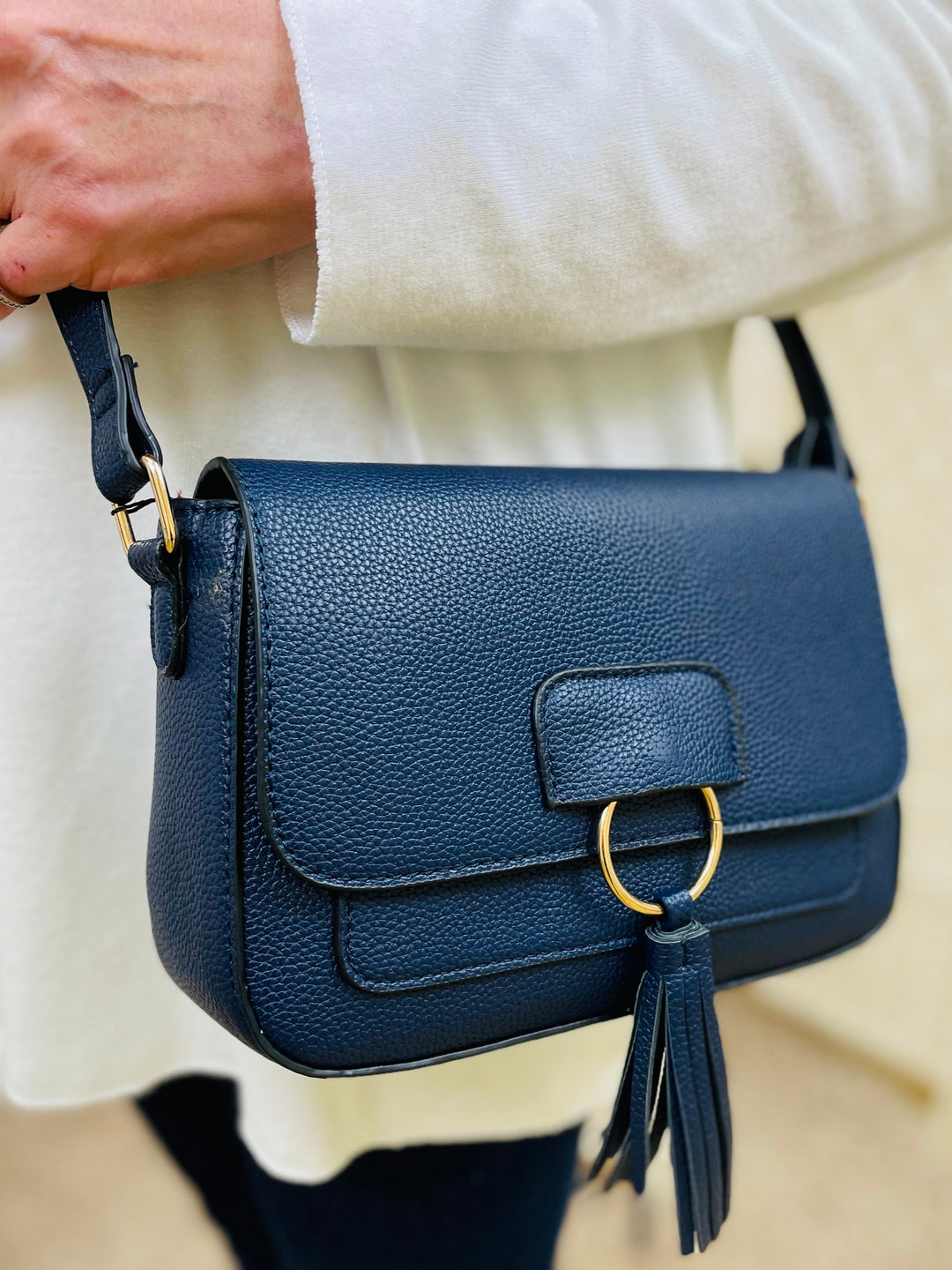 Crossbody Handbag-Navy