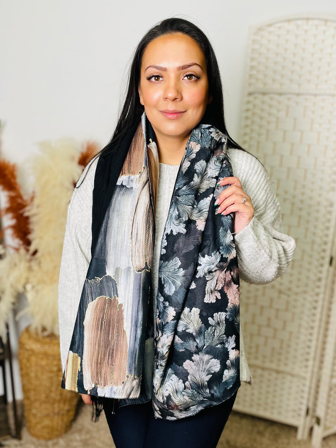 No.70 Multi Print Scarf/Shawl