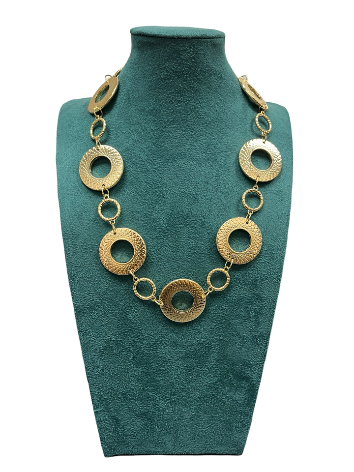 Gold Short Statement Necklace