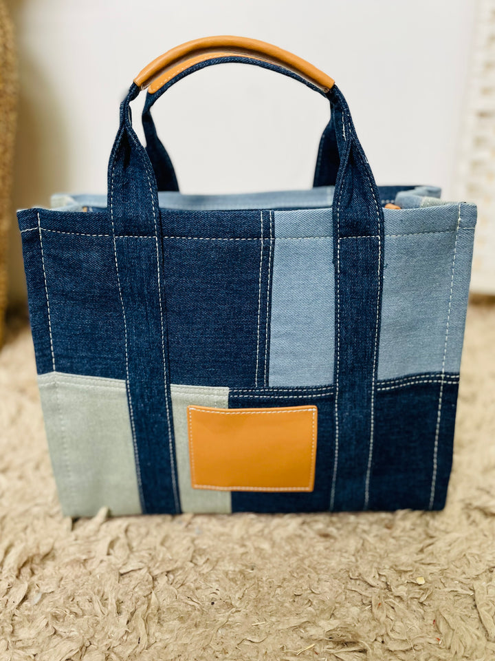 No.38 Designer Inspired Handbag-Denim