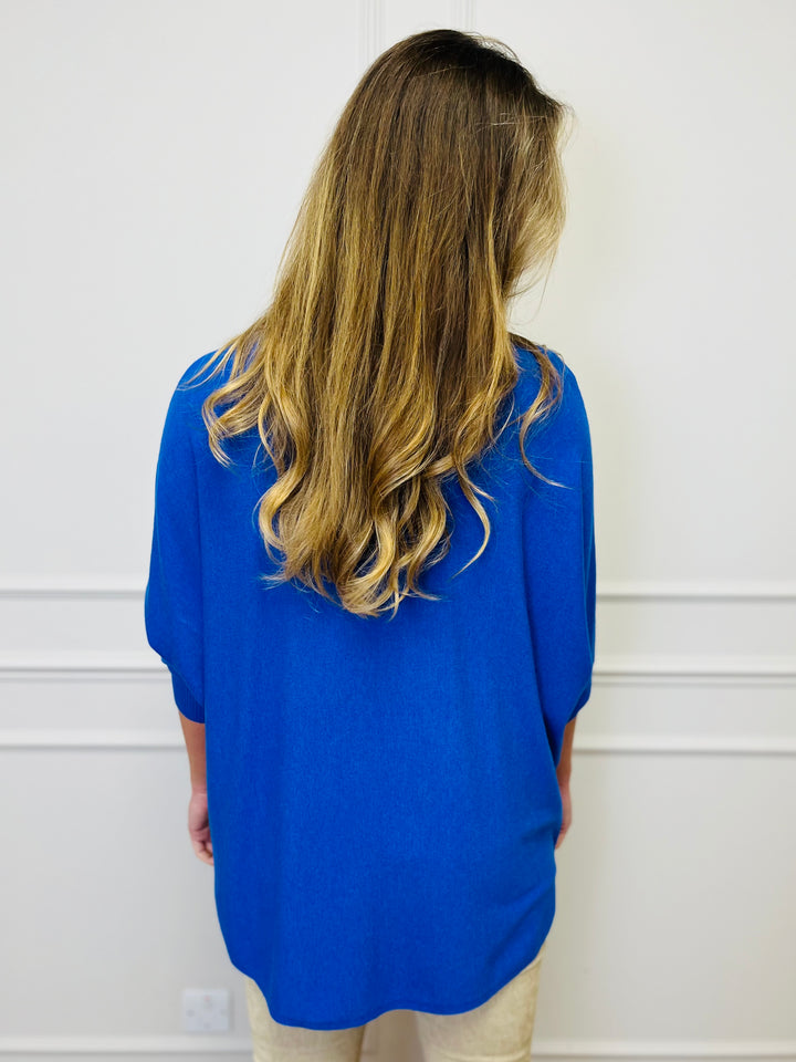 "CASSIDY" Luxury Soft Jumper-Royal Blue