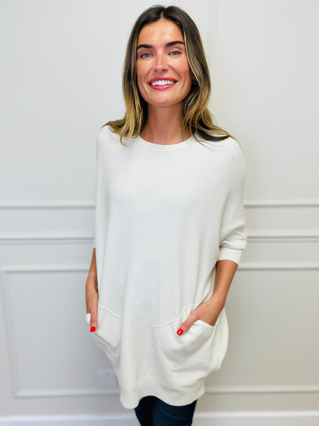 "MOLLY" Super Soft Jumper-Cream