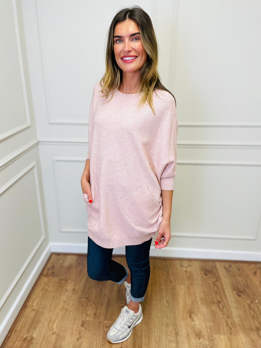 "MOLLY" Super Soft Jumper-Blush Pink