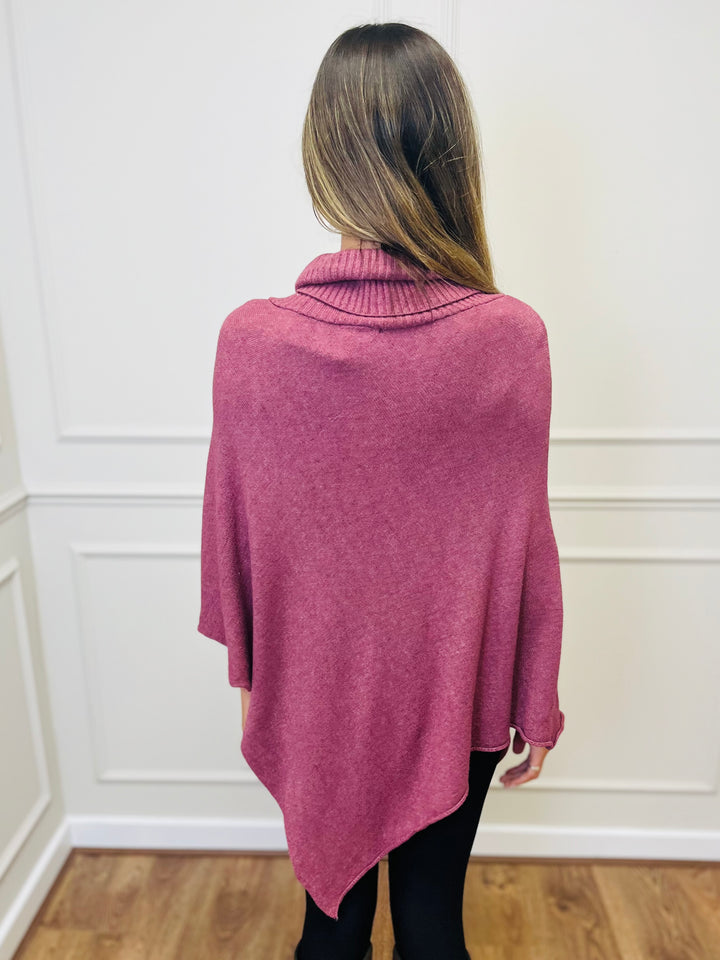 "STARR" Asymmetric Poncho-Berry