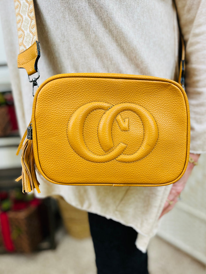 "KOURTNEY" Crossbody Handbag-Mustard