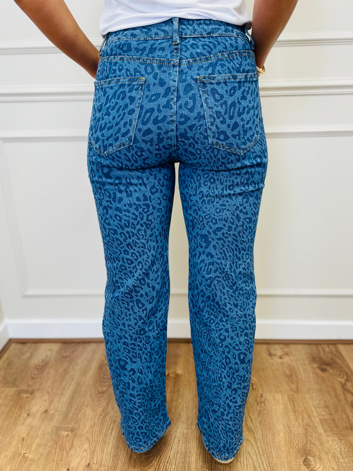 "MIA" Animal Print Jeans