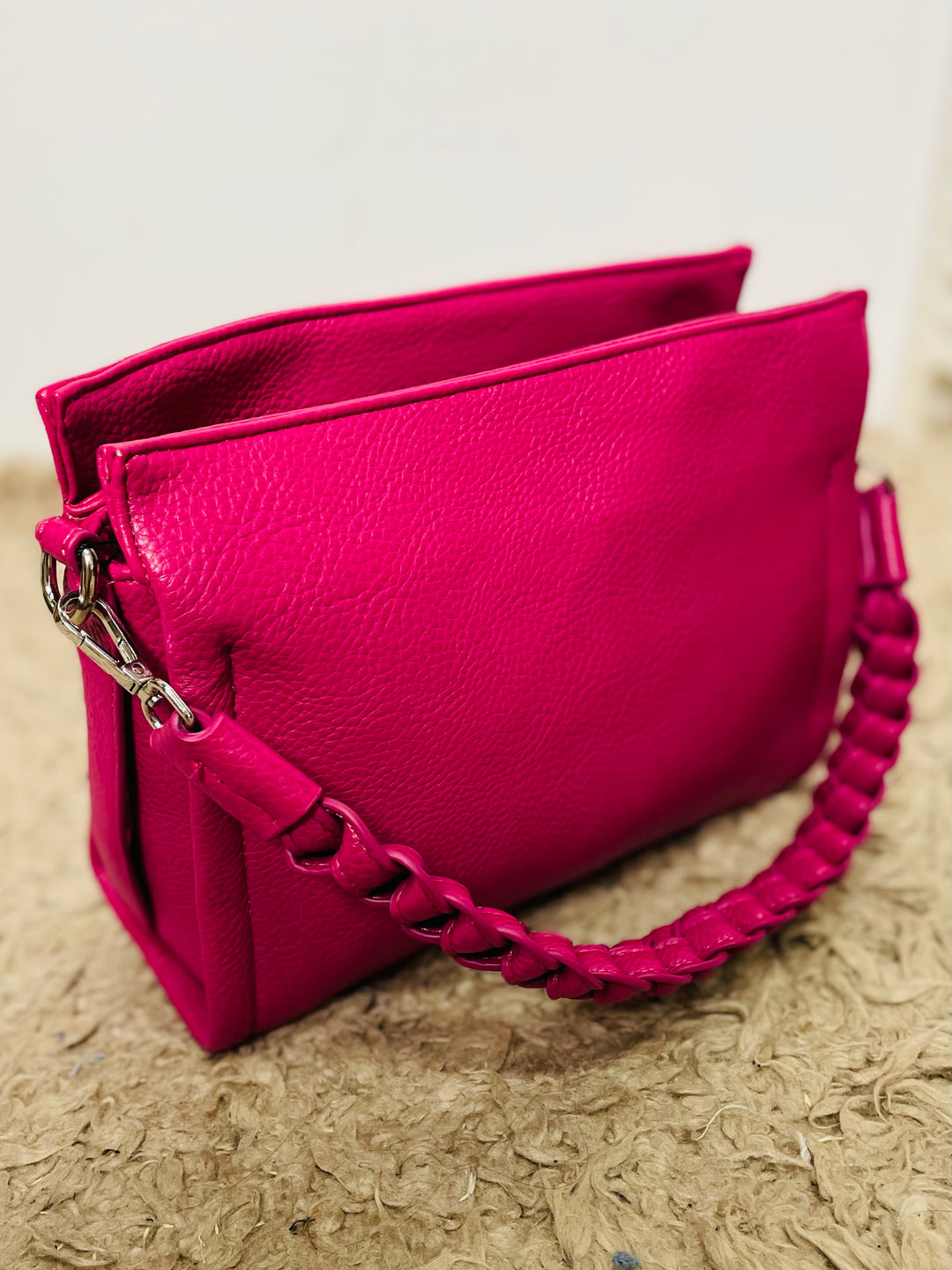 No.31 Shoulder Bag-Cerise Pink