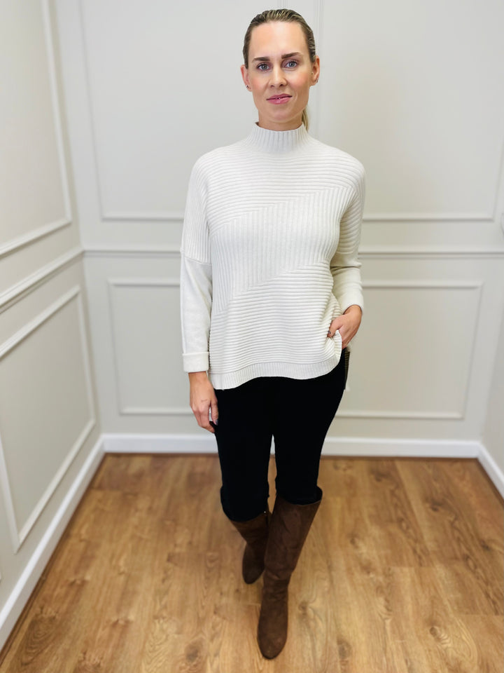 "LULU" Knitted Jumper-Cream