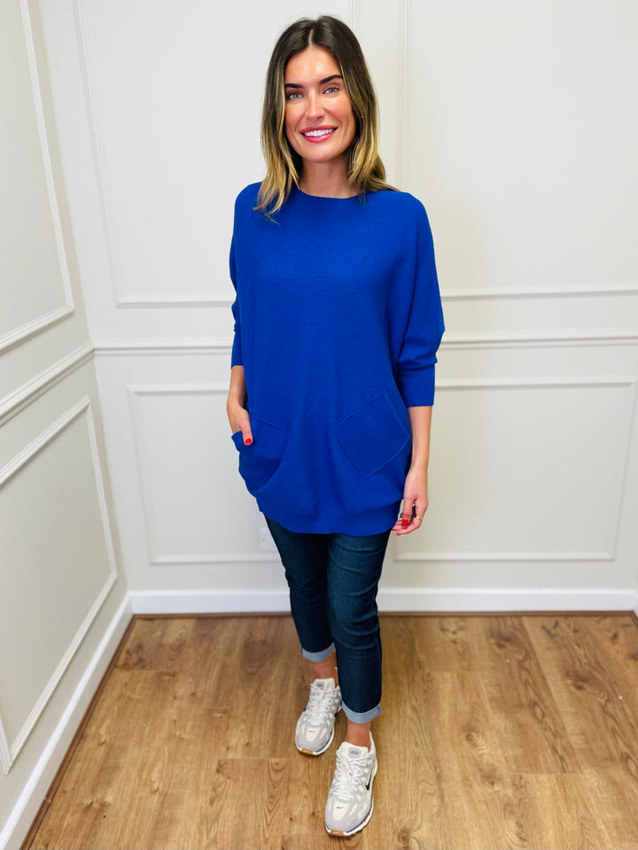 "MOLLY" Super Soft Jumper-Royal Blue