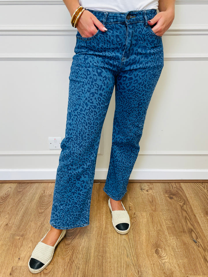 "MIA" Animal Print Jeans