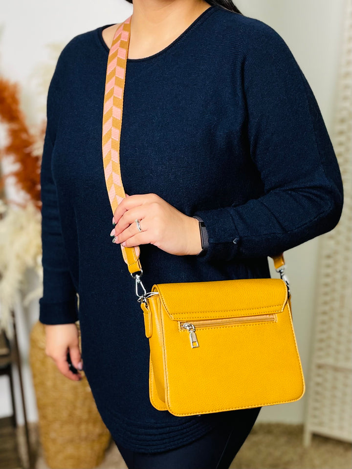 No.39 Designer Inspired Handbag-Mustard