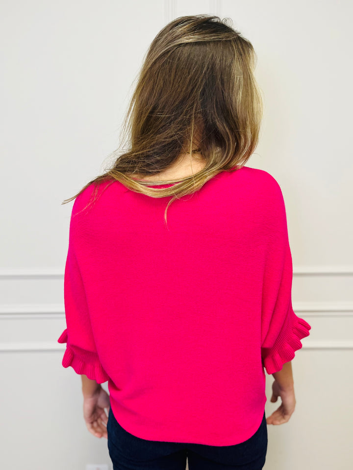 "FIONA" Soft Jumper-Pink