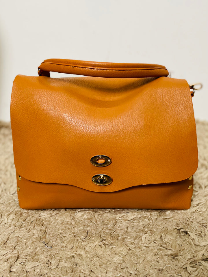 No.28 Briefcase Handbag-Tan