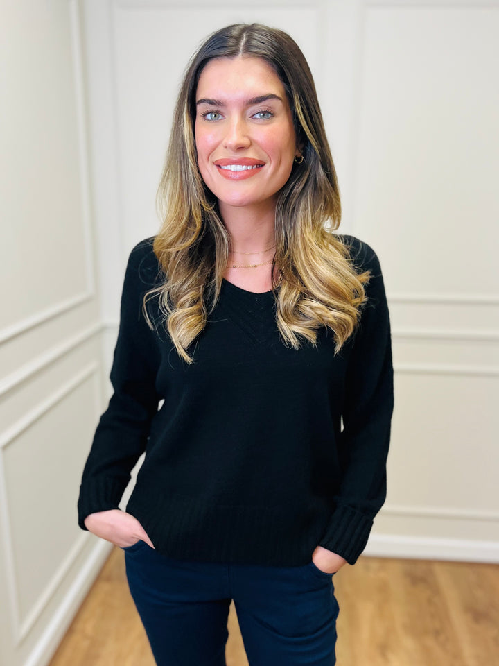 "KIKO" LUXURY Fine Knit Jumper-Black