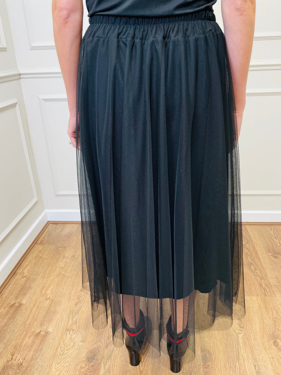 "IZZY" Tulle Skirt-Black
