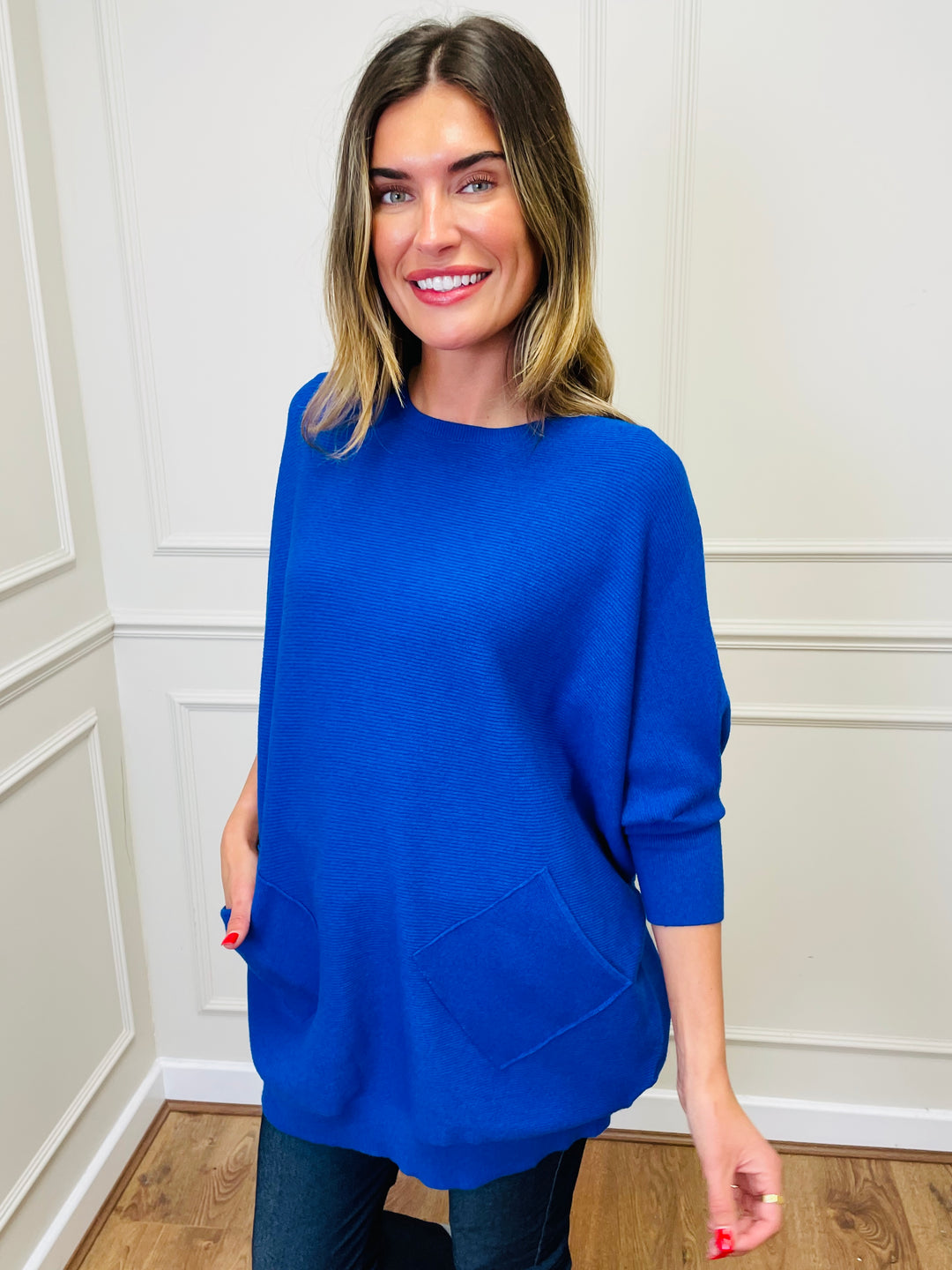 "MOLLY" Super Soft Jumper-Royal Blue