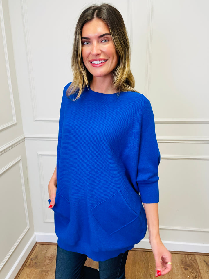 "MOLLY" Super Soft Jumper-Royal Blue