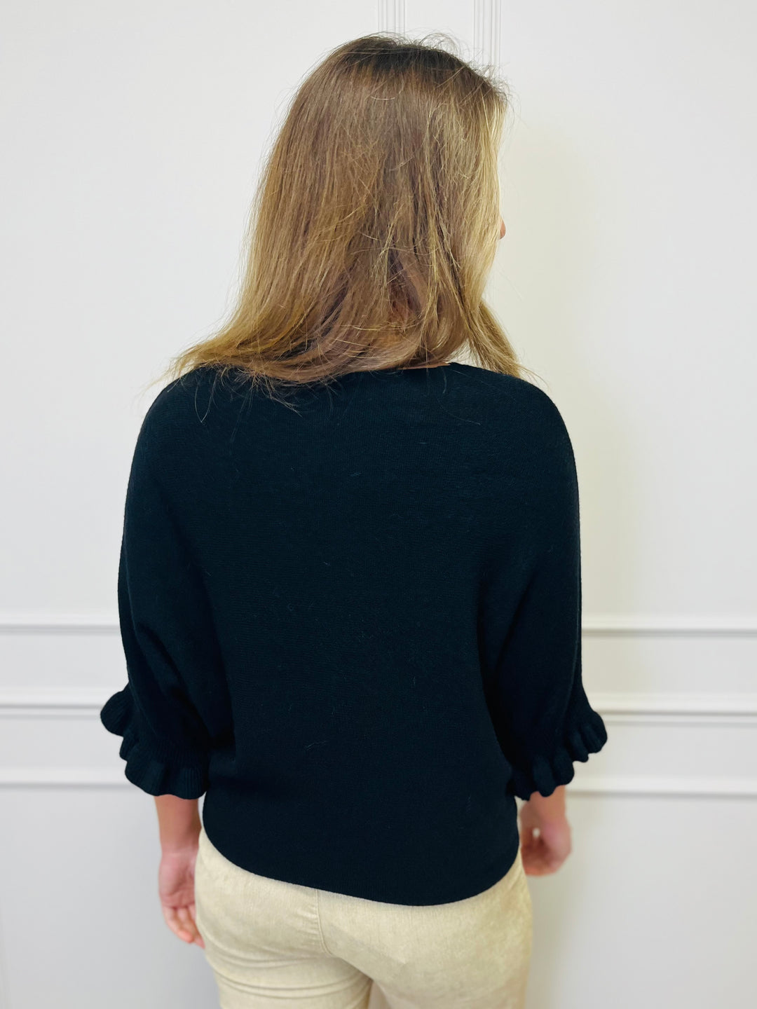 "FIONA" Soft Jumper-Black