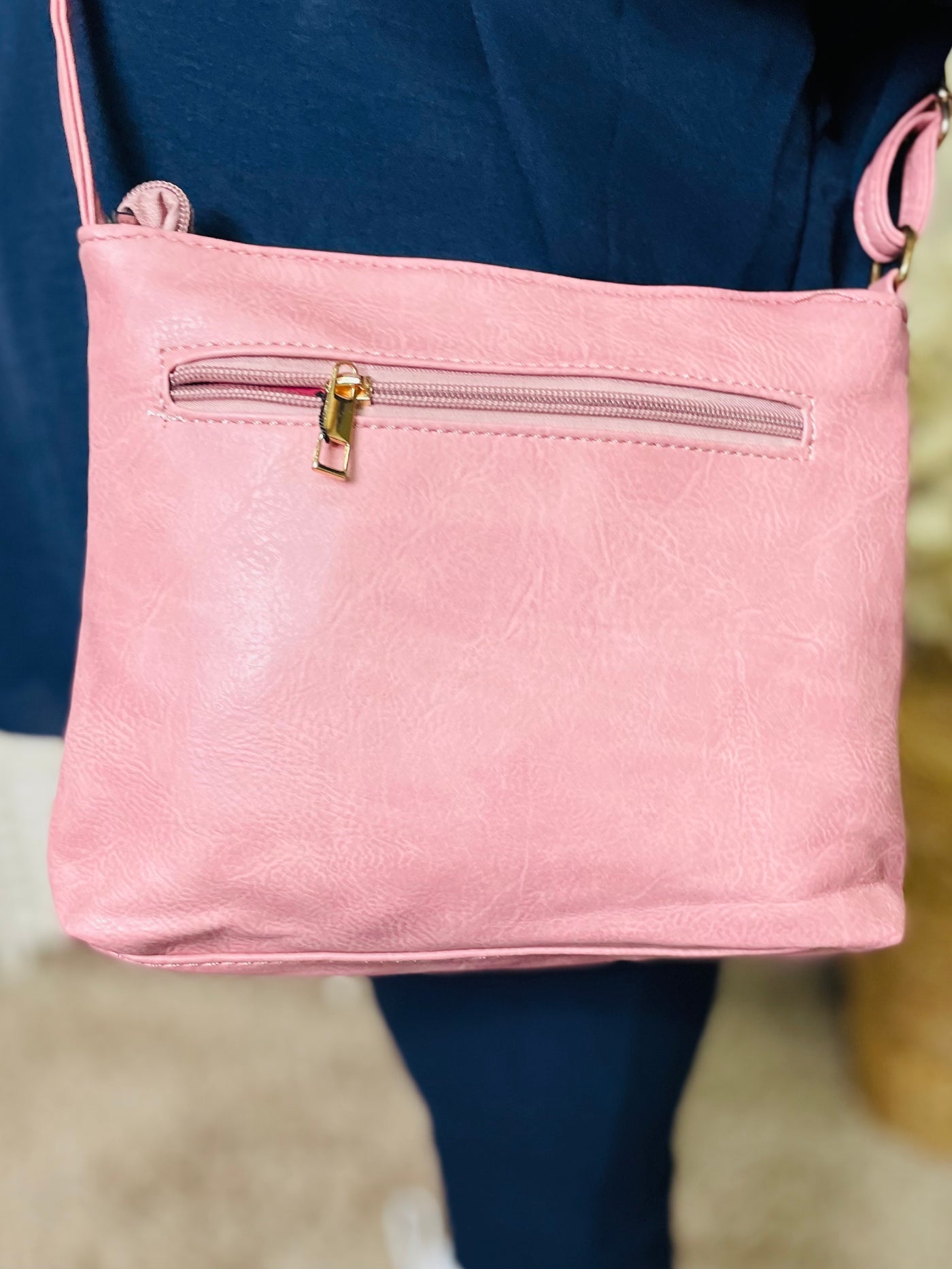 No.3 Crossbody Handbag-Pink