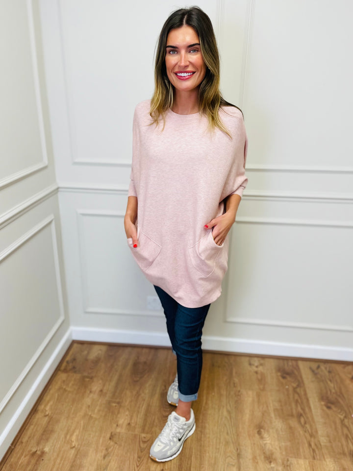 "MOLLY" Super Soft Jumper-Blush Pink