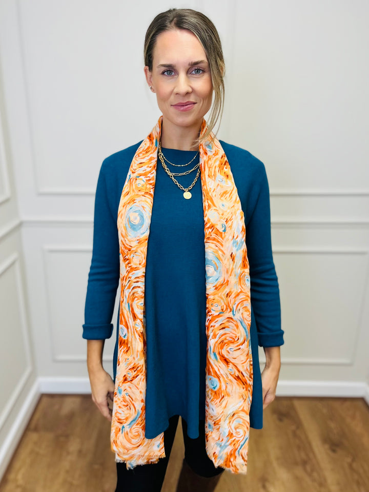 "HARRIET" Basic Soft Jumper-Teal