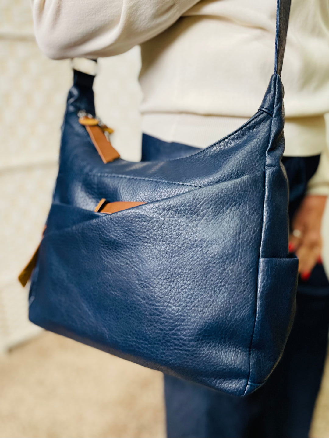 No.10 Tote Handbag- Navy