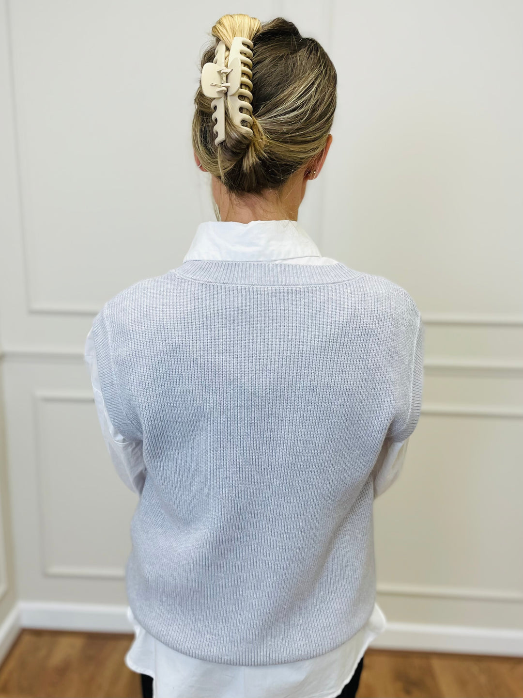 "LILI" Tank Top-Silver