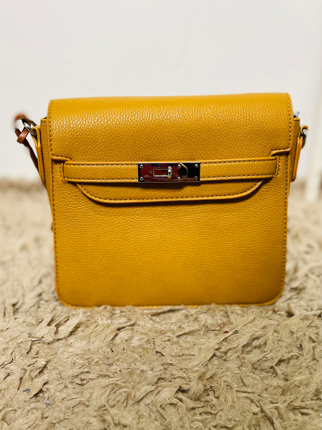 No.39 Designer Inspired Handbag-Mustard