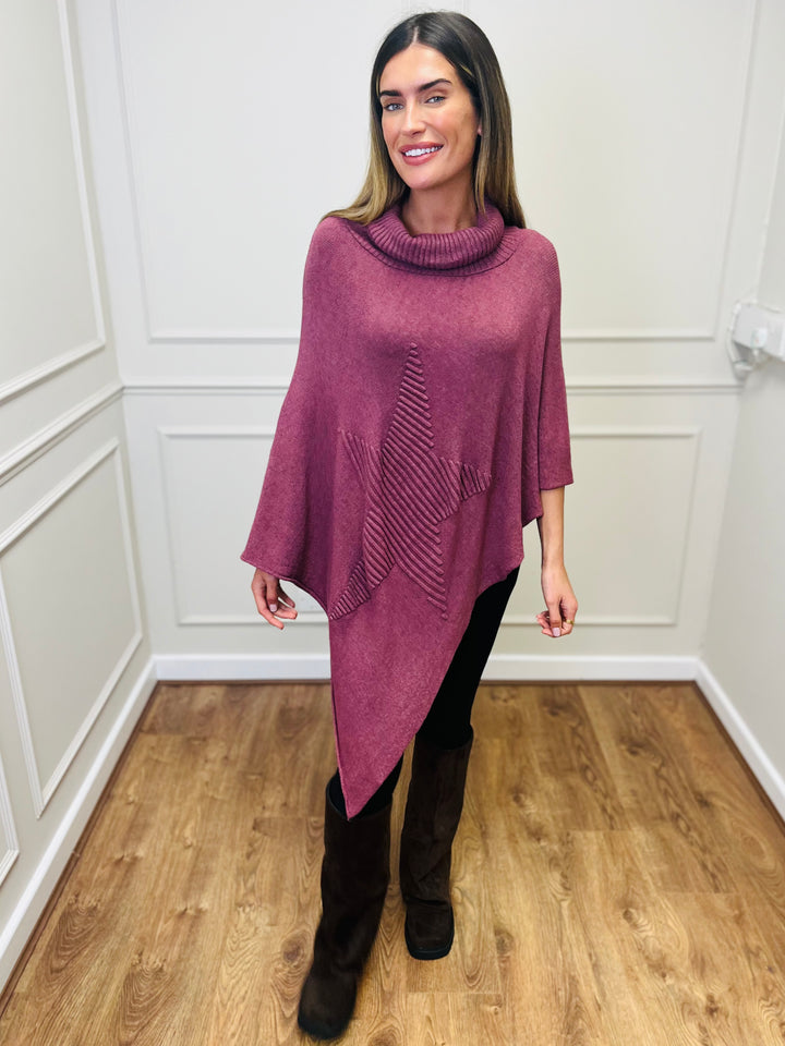 "STARR" Asymmetric Poncho-Berry