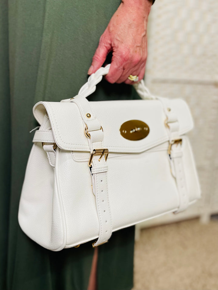 No.23 Designer Inspired Handbag-White