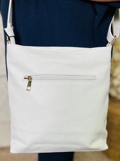 No.5 Crossbody Handbag-White