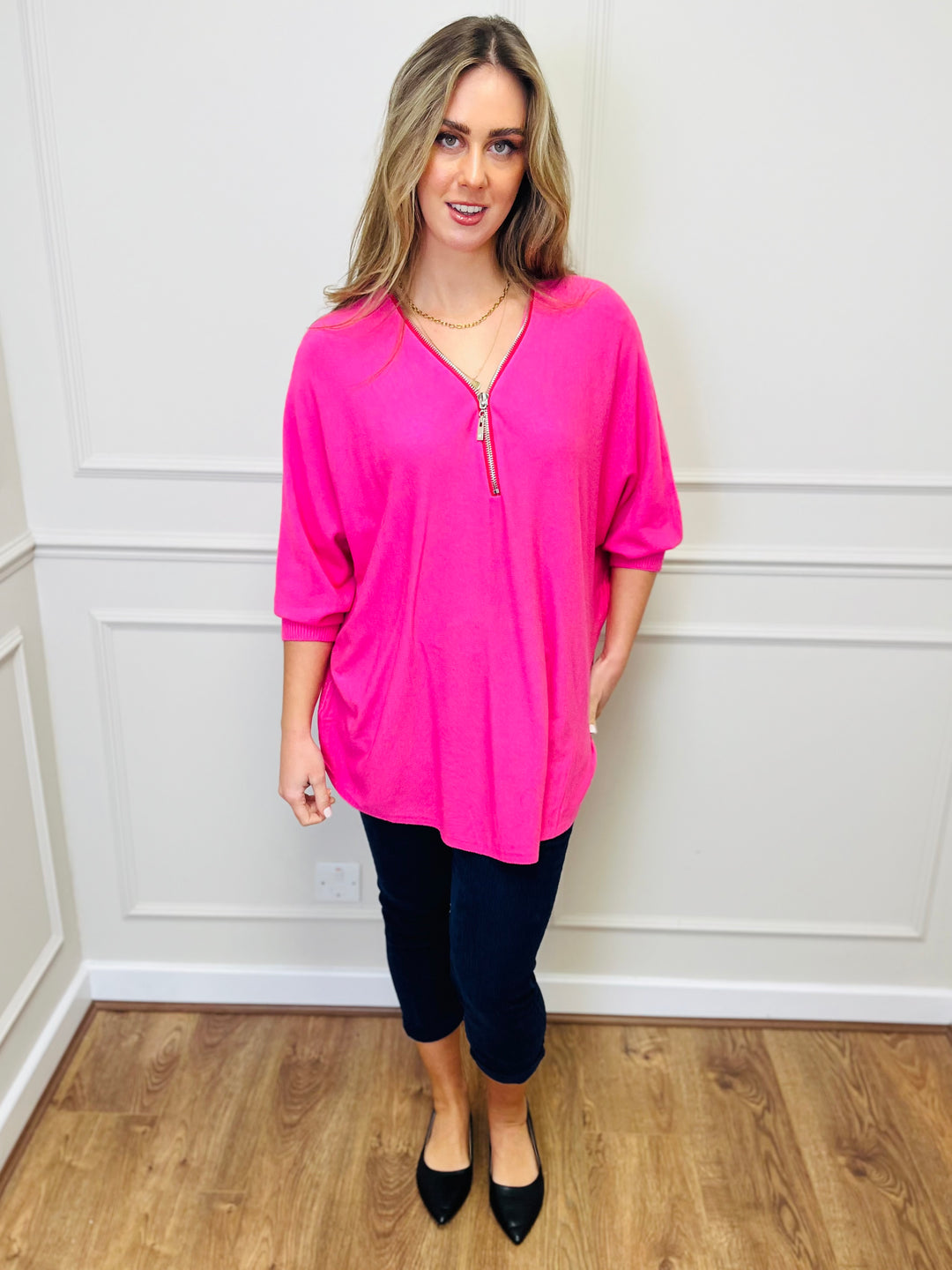 "CASSIDY" Luxury Soft Jumper-Pink