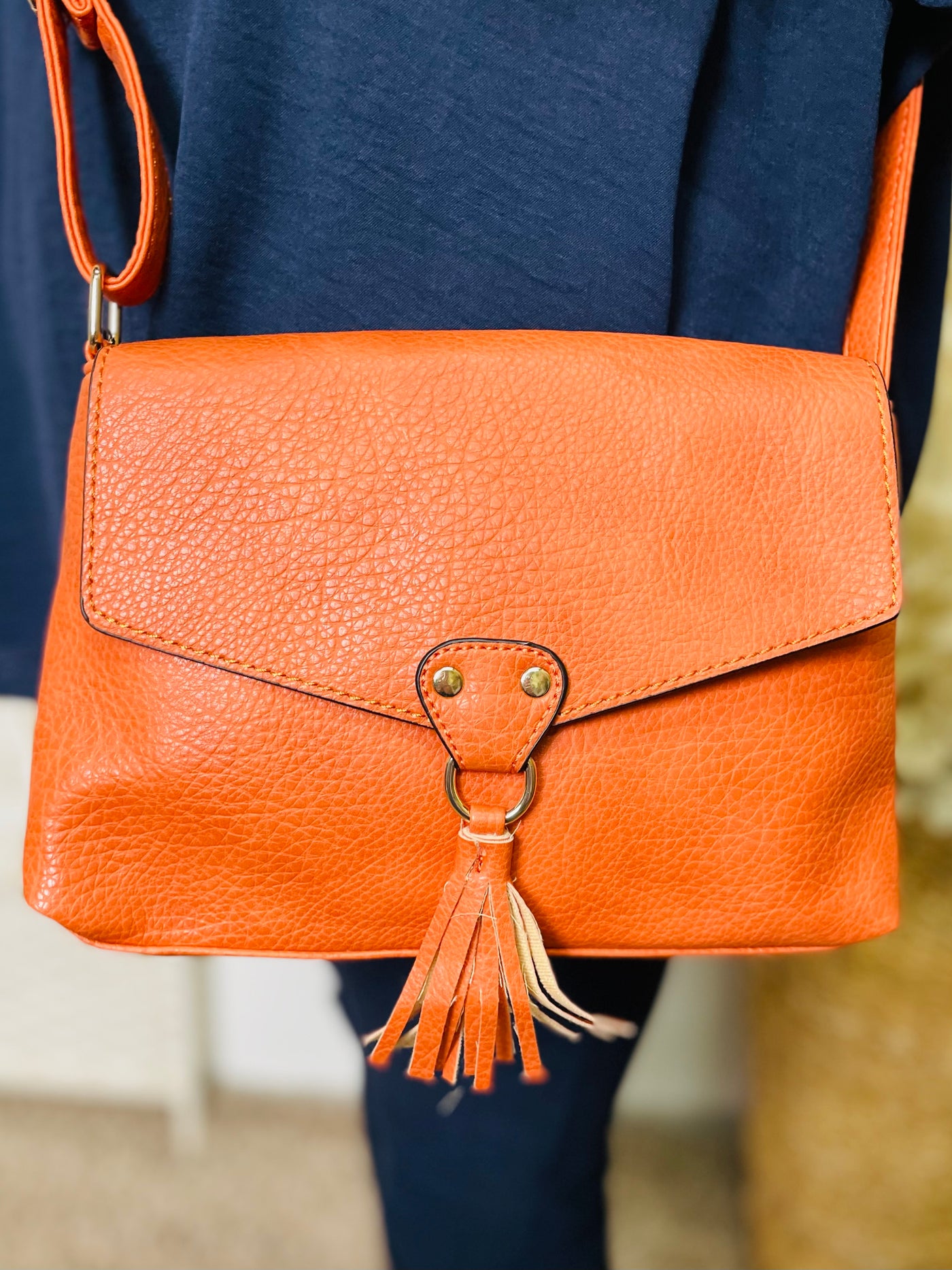 No.1 Crossbody Handbag-Orange