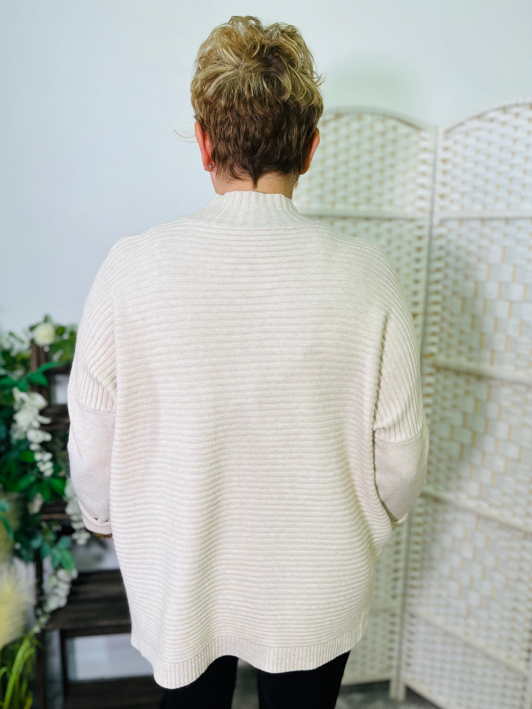 "LULU" Knitted Jumper-Cream