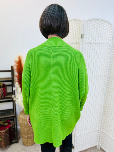 "BLAKE" Knitted Jumper-Green