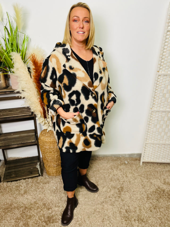 "JEMMA" Animal Print Jacket