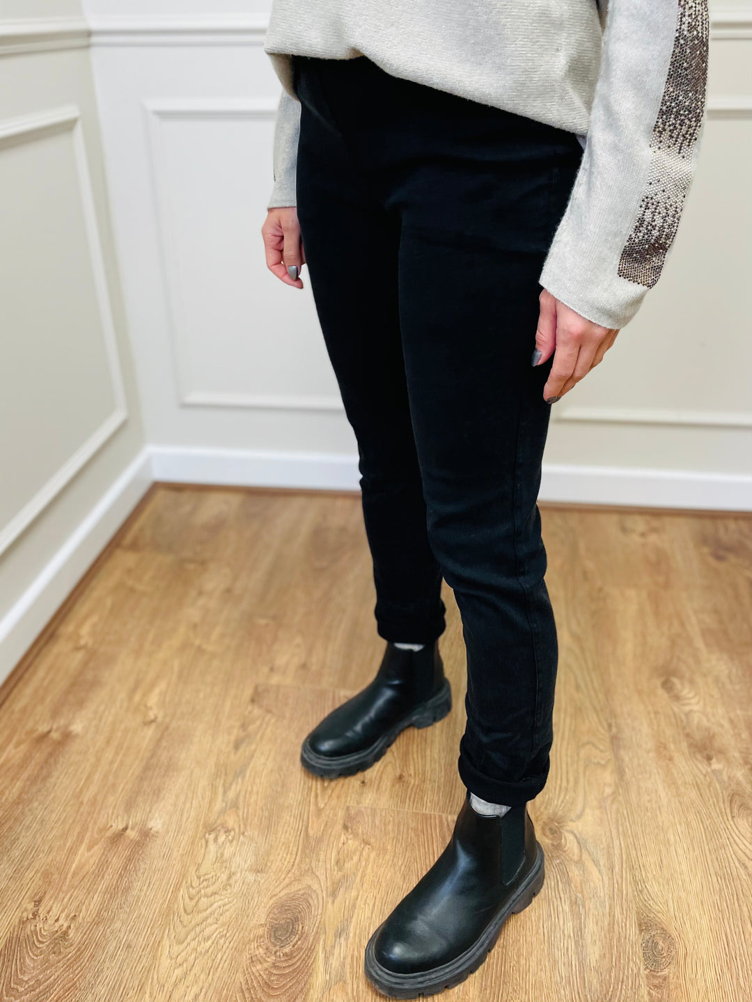 "ARIA" Jeggings-Black